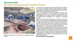 Officine de potiers gallo-romains Val d'Oise et sigillée