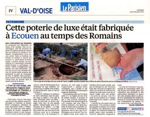 Archéologie en Ile de France - Poteries gallo-romaines à Ecouen