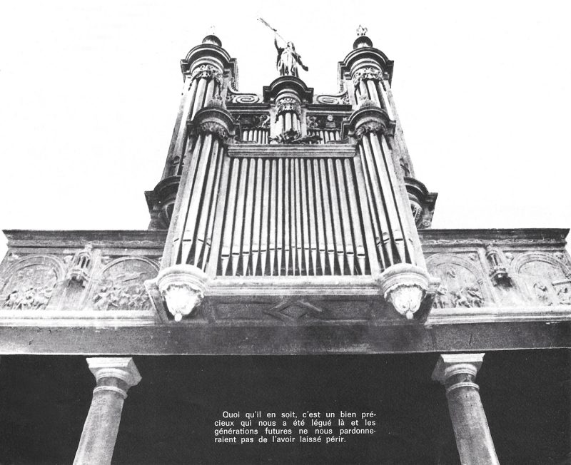 Buffet positif du grand orgue Saint Didier de Villiers-le-Bel