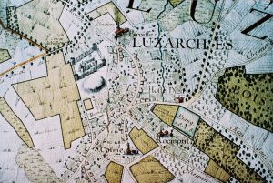 Ancienne carte de Luzarches