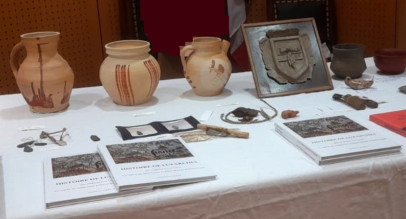 Stand de la JPGF durant la conférence de Christian Garcia